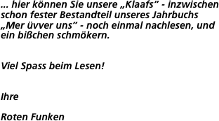 ... hier k�nnen Sie unsere